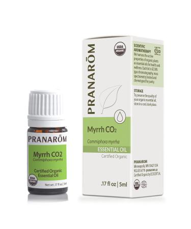 Pranarom - Myrrh Essential Oil (5ml) - 100% Pure Natural Therapeutic Grade Essential Oil for Skincare and Respiratory Support | USDA and ECOCERT Certified Organic