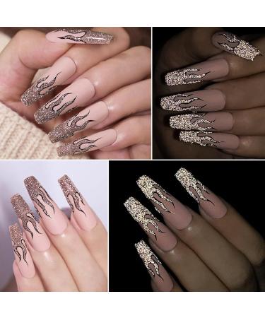 Mirror Effect Gel Nail Polish color for girls Metalic Liner gel polish for women girls gift with thin brush nail polish water proof (Flashing Reflective-04) - Buy Online on GoSupps.com