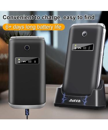 TOKVIA T288 Big Button Mobile Phone for Seniors with SOS Button | Large 2.8 Display | UK Charger & Charging Dock Include - Buy Online on GoSupps.com