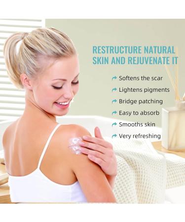Advanced Scar Cream Gel - Effective Scar Removal for Surgical Scars Burns Acne C-Sections & More | Suitable for All Skin Types - 1.06 Oz - Buy Online on GoSupps.com