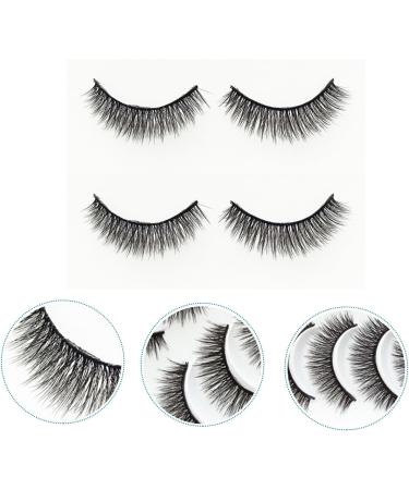 FRCOLOR 10 Pairs of False Eyelashes Fluffy Pesta as Postizas Natural Artificial Eyelashes Long Black Thick Eyelashes Magnetic Eyelashes Natural Look 3D Adhesive Form Chemical Fibre - Buy Online on GoSupps.com
