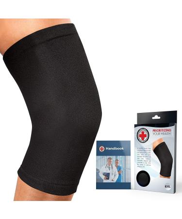 Dr. Arthritis Doctor Developed Premium Knee Brace/Knee Support/Knee Sleeve (Black 3XL) Black (3XL)