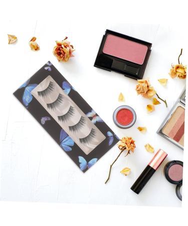 10 Pcs Rectangle Eyelash Curler & Storage Box - Organize Fake Lashes with Printable Design - Buy Online on GoSupps.com