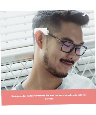 Buy Lurrose 32-Piece Cotton Mask Glasses Ear Pads - Comfortable Hearing Protection for Adults - White Large Pack - Buy Online on GoSupps.com