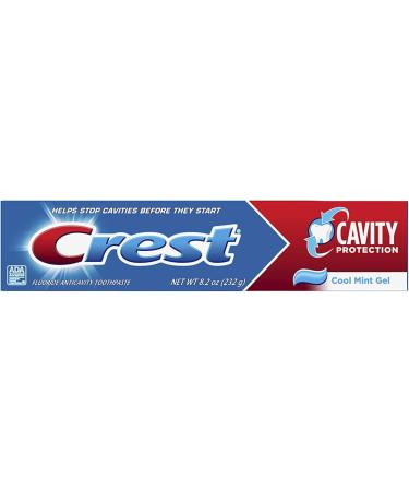Crest Cavity Protection Toothpaste Gel Cool Mint 8.20 oz (Pack of 8)