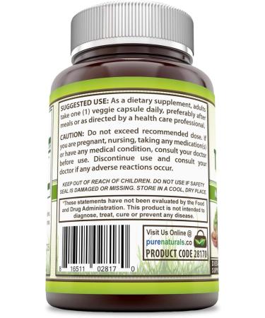 Pure Naturals Organic Triphala 500mg - 250 Veggie Capsules - Buy Online on GoSupps.com