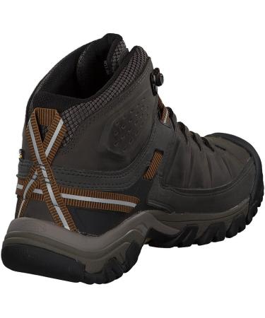 KEEN Men's Targhee 3 Mid Waterproof Hiking Boots 10.5 Black Olive/Golden Brown - Buy Online on GoSupps.com