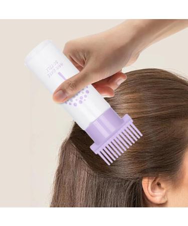 Harilla Hair Dye Bottle Brush Roots Comb Bottle Hair Coloring Dyeing Bottle Empty Bottle for Home DIY Violet - Buy Online on GoSupps.com