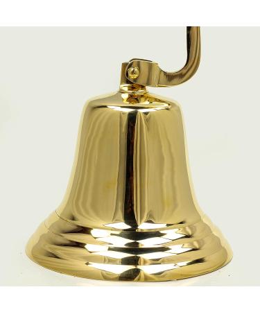 Nagina International Brass Ships Bell with Bracket and Rope Ringer - Maritime Nautical Decor - Buy Online on GoSupps.com