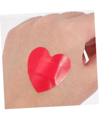 200 Pcs Heart Shaped Finger Bandages - Cute Waterproof Adhesive Dressings - Breathable Gauze Plasters for Kids - Buy Online on GoSupps.com