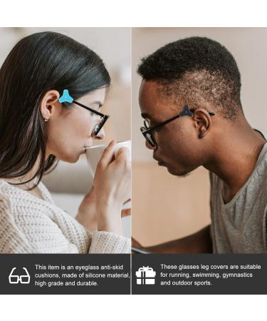 Fomiyes 20-Pack Silicone Anti-Slip Glasses Holder - Gaming Leg Hooks & Slipproof Pebble Gel Design - Buy Online on GoSupps.com