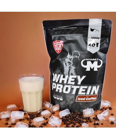 Mammut Nutrition Whey Protein Iced Coffee 1kg - Real Coffee Flavor High Protein Shake 1000g Whey Protein for Optimal Performance - Buy Online on GoSupps.com