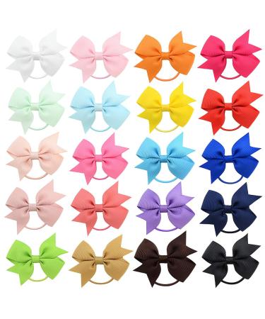 40pcs 2 Inch Baby Girls Hair Loops & Elastic Headbands - Cute Hair Accessories for Toddlers - Buy Online on GoSupps.com
