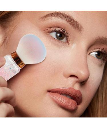 Makeup Blush Brushes | Nail Blush Makeup Eyeshadow Brushes - Portable Face Brush for Women Cheek Makeup Brush for Blush Shadow Face Highlight Pink - Buy Online on GoSupps.com