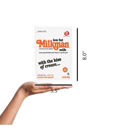 Milkman Low-fat Instant Dry Milk Powder - 1 Gallon (4 Packets) - Buy Online on GoSupps.com
