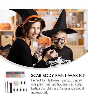 Scar Makeup Tools | Halloween Makeup Kit | Theatrical Body Paint Wax & Oil - International Shipping - Buy Online on GoSupps.com