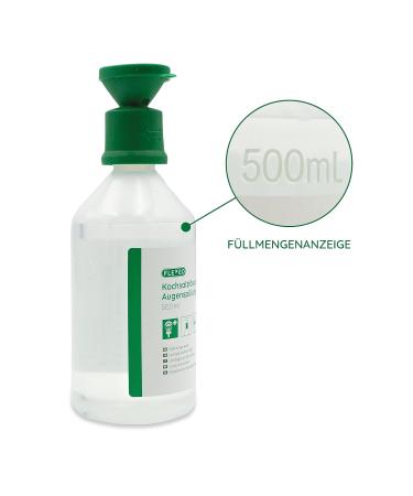 Buy 500ml Eye Rinsing NACL 0.9% Saline Solution - Sterile Eye Wash Bottle for Safe Eye Flushing - International Shipping Available - Buy Online on GoSupps.com