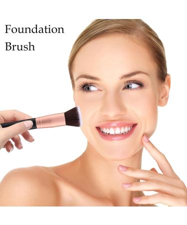 Buy Kabuki Foundation Brush - Flawless Make-up Application for Liquid Cream & Powder | International Shipping - Buy Online on GoSupps.com