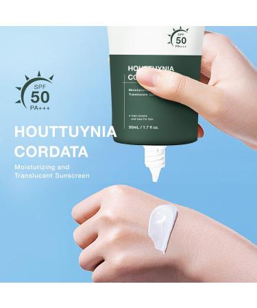 Heartleaf Silky Moisture Sun Cream, Heartleaf Silky Moisture Sunscreen, Moisturizing Sunscreen Korean SPF 50, Daily Hydrating Sun Essence (2PC) - Buy Online on GoSupps.com