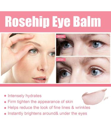 Rosehip Eye Cream Stick - Moisturizing Hydrating Reduces Dark Circles & Lines Lifts & Firms - Shop Internationally - Buy Online on GoSupps.com