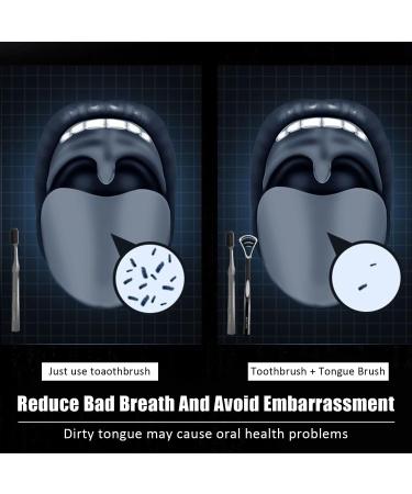 3-Piece Tongue Scraper Set | Bad Breath Treatment & Mouth Hygiene | Silicone Tongue Cleaning Brushes for Adults - Buy Online on GoSupps.com