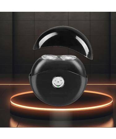 Compact Electric Shaver for Men - Sleek Black Grooming Solution | International Shipping Available - Buy Online on GoSupps.com