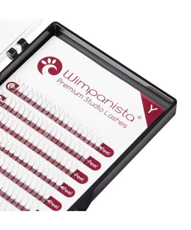 Y Lashes - Silk D Curl 2D Cluster Eyelashes | 0.07mm Thickness | Wimpanista | International Shipping - Buy Online on GoSupps.com