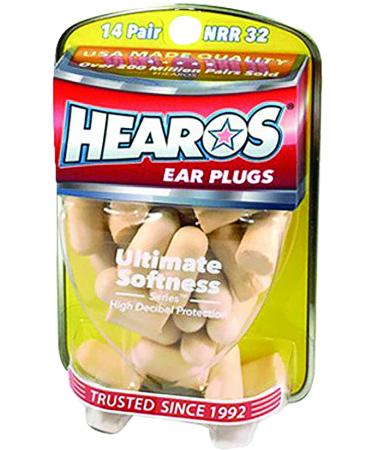 Hearos Ultimate Softness Series Ear Plugs 8 Pair with Free Case 1