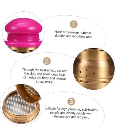 Beavorty Moxibustion Box & Belt - Candlery Health Heat Treatment for Tendonitis | Classic 9x6.5cm | Besting 3PCs Golden - Buy Online on GoSupps.com