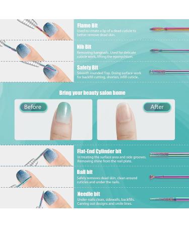11Pcs Tungsten Carbide Nail Drill Bit Set with 75 Sanding Bands - 80120180 Grits, for Acrylic Gel Nails - Manicure Pedicure Tools - Buy Online on GoSupps.com