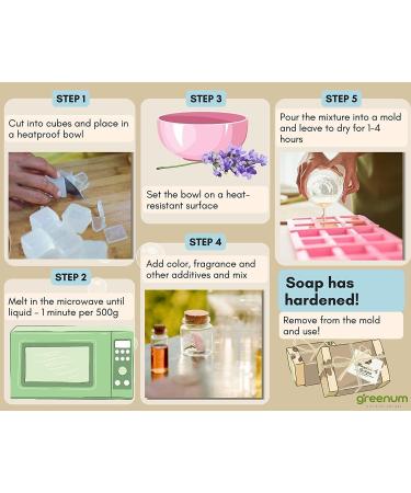 Organic Shea Butter Soap Base for Soap Casting Glycerin Soap Raw Soap for Moulding SLS-FREE + SLES-FREE 100% Vegan 900g - Buy Online on GoSupps.com