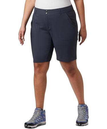 Shop Columbia Women's Long Hiking Shorts - India Ink | Durable & Comfortable Outdoor Gear - Buy Online on GoSupps.com
