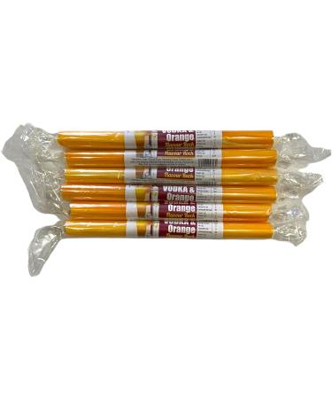 100 X Refreshing Orange Rock Sticks Handmade Traditional Rainbow Classic Sweets Retro Seaside Gift Wholesale Confectionery - Buy Online on GoSupps.com