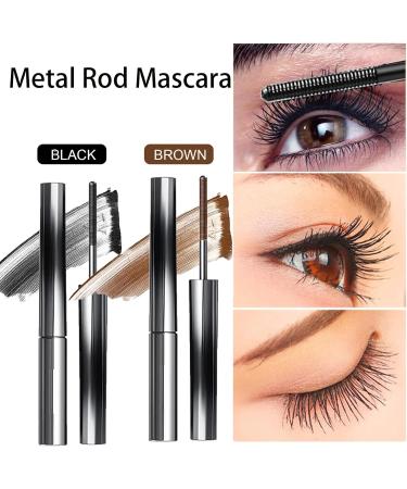 Olivia Blaire Iron Wand Mascara Vervaci Iron Rod Mascara Nour Iron Wand Mascara Waterproof Metal Rod Metal Wand Mascara Bristle Less Metal Mascara Curling Eyelash Metal Mascara (4*Mix) - Buy Online on GoSupps.com