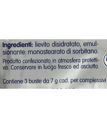 Paneangeli Lievito di Birra MastroFornaio Sweet and Savory Brewing Yeast 6 Packets of 7g (42g) Dehydrated Yeast 100% Italian - Buy Online on GoSupps.com