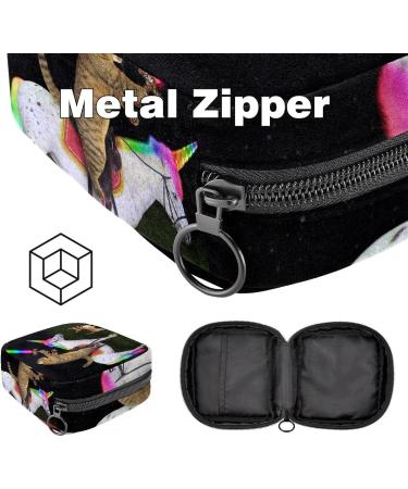 Cat Unicorn Dog Storage Bag for Women & Girls | Portable Period Pocket for Menstrual Cups | Ideal for Travel & Organization - Buy Online on GoSupps.com
