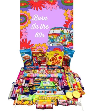 Born in the 60's Pick n Mix The Ultimate Retro Sweet Selection 70s 80s Box Sweet Hamper Present Gift Birthday - Buy Online on GoSupps.com