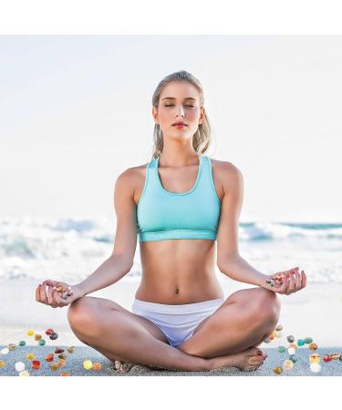 Buy Aitsite Multicolor Gemstone Set - Natural Tumbled Stones (11-15mm) for International Shipping - Buy Online on GoSupps.com