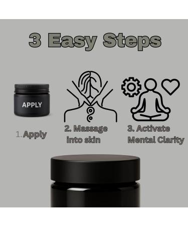 Brain Fog & Focus Support Cream Nootropic Adaptogen Blend with Rhodiola Ashwagandha Ginseng Magnesium B-Complex | Mind 2 oz King & Queen Wellness - Buy Online on GoSupps.com