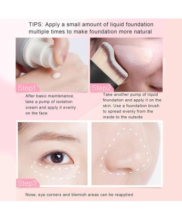 Foundation Makeup Brush Curving Wine Glass Shape Face Blush Base Multifunctional Makeup Brush for Blending Liquid Cream or Flawless Powder Foundation(grey) - Buy Online on GoSupps.com