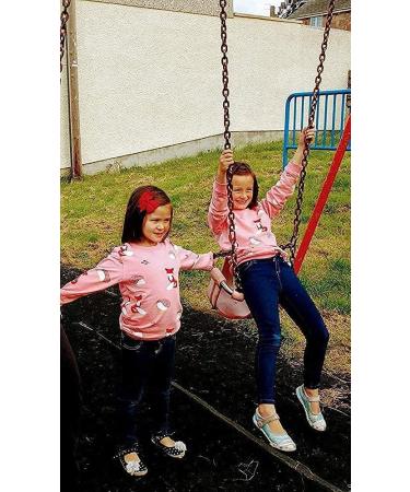 Girls Cotton Sweatshirt | Long Sleeve Pullover for Toddler Girls | Pink | Ages 1-12 Years - Buy Online on GoSupps.com