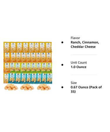 Quaker Rice Crisps 4 Flavor Variety Pack 35 Count .6/.9 oz Bags by Bools - Delicious Snack Assortment for the Family - Buy Online on GoSupps.com