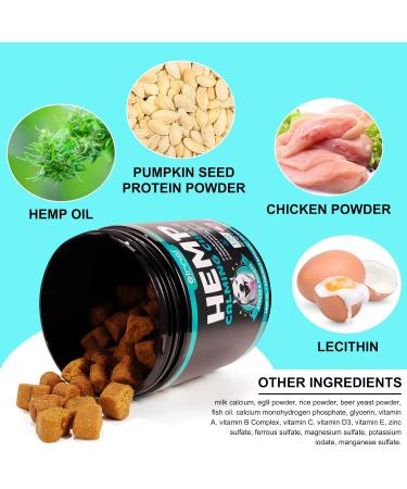 Bieyoc Calming Chews for Dogs - 150 Duck Chews for Anxiety, Barking, Stress Relief & Hyperactivity - Buy Online on GoSupps.com