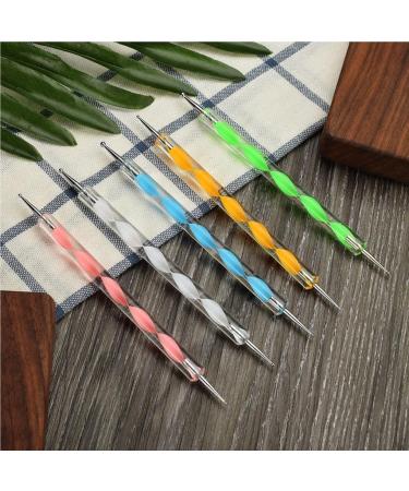 dijiusidy 1 Set Dotting Tools Nail Art Drawing Painting Carving Set Manicure Tools Double-headed Multifunctional Point Drill Pen - Buy Online on GoSupps.com
