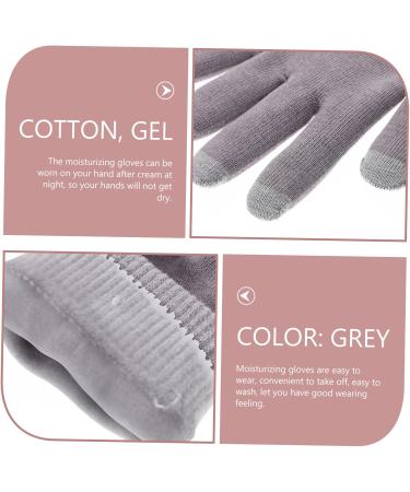 WOONEKY 1paire Hydratants Gel Pour Respirants Pour Soin Apr s Application De Lotion Compatibles Avec cran Tactile R utilisables Et Faciles Laver Confortables Pour Usage 21x14cm Gris - Buy Online on GoSupps.com
