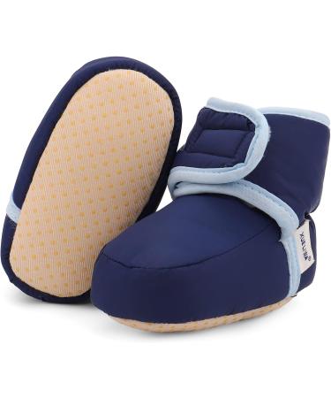 LACOFIA Baby Anti-Slip Soft Sole Winter Boots, Navy - 6-12 Months - Buy Online on GoSupps.com