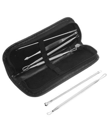 Housoutil 1 set of Portable Convenient Steel Removers Compact Professional Needle Stainless Tools Blackhead