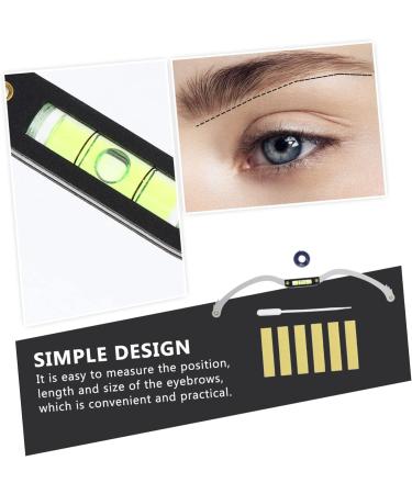 Baluue 1pc Microblading Eyebrow The Tools Eyebrow Measure Tool Silver Eyebrow Positioning Tool - Buy Online on GoSupps.com