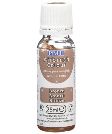 PME Edible Airbrush Lustre Bronze Colour