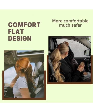 4.75 "Large banana clip for female girls cute clip for fine to thick hair Big hair claw clip Girl claw clip Big claw clip for hair (2 turtle and black) - Buy Online on GoSupps.com